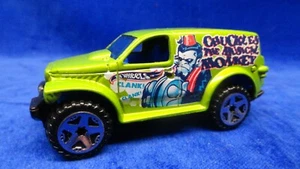  2002 Mattel Hot Wheels Power Panel Chuckles the Musical Monkey Van / Loose - Picture 1 of 5