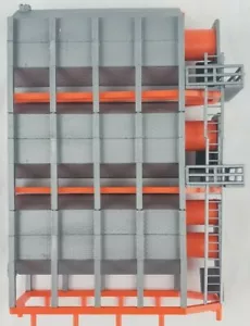 1/64 Standi Orange Triple Grain Dryer custom train display - Picture 1 of 1