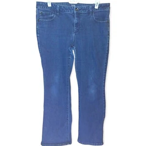 ANA Women's Petite Bootcut Jeans Dark Wash Size 32/14P A New Approach - Picture 1 of 7