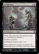 Time Spiral Feebleness x4 Magic The Gathering NM