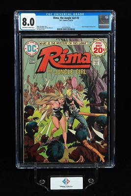 RIMA, THE JUNGLE GIRL #3 ~ CGC 8.0 ~ Bronze Age ~ D.C. Comics (1974) - Image 1 of 2
