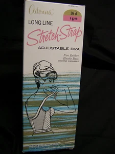 VINTAGE PENNEYS ADONNA LONG LINE STRECH STRAP BULLET BRA~SIZE 36B - Picture 1 of 7