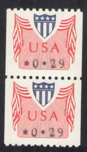 US. CVP31. 29c. Schildspule Paar 2 Stück. Neuwertig. NH. 1992 - Bild 1 von 1