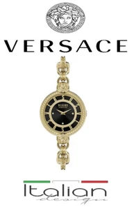Versace Les Docks Collection Luxury Watch Womens Black Versus Bracelet 36mm New - Picture 1 of 6