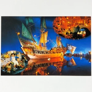 Pirates of the Caribbean Postcard Disneyland Disney Ship New Orleans Square 4x6 - Picture 1 of 2