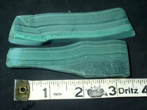 2  MALACHITE SLABS ROUGH 110 Grams  Rough Slab - Picture 1 of 2