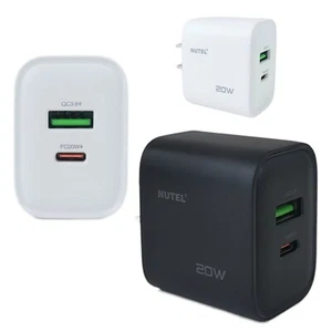 Bloques Cargador Teléfono Premium USB Doble 20W, USB-C 20W y USB 18W Doble PD20W+QC3.0 - Imagen 1 de 5