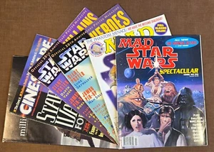 Lot of 6 Vintage Star Wars Magazines (Cinescape, MAD, Poster Mags) - Picture 1 of 5