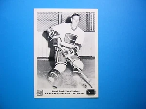 1970/71 ROYAL BANK LEO'S LEADERS VANCOUVER CANUCKS PHOTO POUL POPIEL SHARP!! - Picture 1 of 2