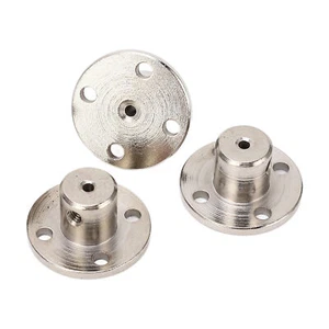 5PCS Flange Coupling Connector 45 Steel 2mm Flange Guide Shaft Coupler MU - Picture 1 of 24