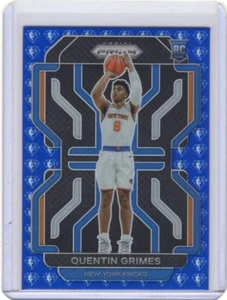 Quentin Grimes Rookie 2021-22 Panini Prizm 75th Anniversary Diamond Prizm BLUE - Picture 1 of 2