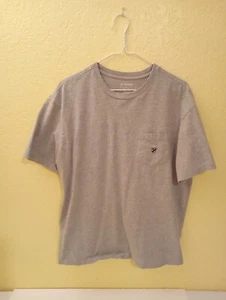 Daniel Cremieux T Shirt Mens Large Gray Cotton 38 Logo on Pocket Pre Owned - Picture 1 of 4
