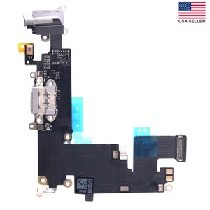 Charger Dock Replacement Part Charging Port Gray For iPhone 6 Plus 5.5 - USA - Picture 1 of 3