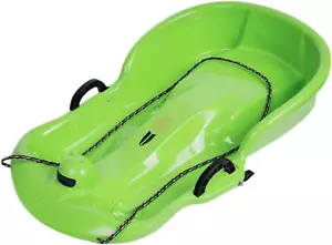 Aymzbd Portable Winter Snow Sled Sledding Sleigh Toboggan Kids Sledge for Yar... - Picture 1 of 15