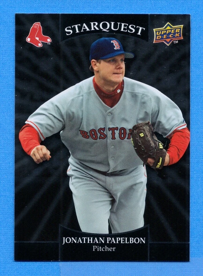 2009 Upper Deck Starquest Silver #SQ45 Jonathan Papelbon Red Sox - Image 1 of 1