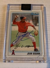 2021 Topps Archives Signatures Jean Segura 1st Bowman card 2010: ❗️1/9❗️;BP7