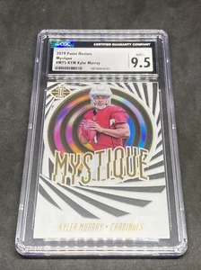 KYLER MURRAY 2019 PANINI ILLUSIONS MYSTIQUE ROOKIE RC CGC 9.5 MT+ CARDINALS - Picture 1 of 2