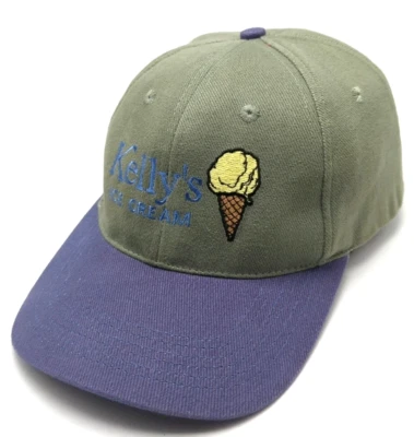 KELLYS HELADO Sombrero Verde Morado Gorra Algodón Ajustable Foto 1 de 4