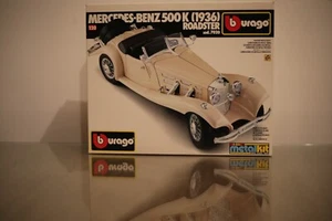 Mercedes-Benz 500K 1936 Roadster Die Cast Metal Kit Burago 7020 - Picture 1 of 6