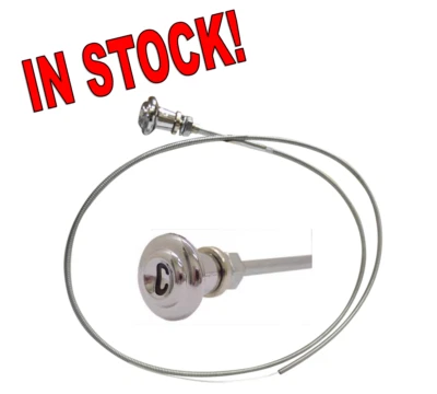 Chevrolet GMC 1955 2º - 1959 camioneta pickup 3100 cable obturador con perilla cromada Foto 1 de 4