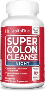 Super Colon Cleanse Night Formula Digestive Support | Constipation Relief to Red - Picture 1 of 11