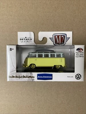 M2 MACHINES VW05 1959 VOLKSWAGEN MICROBUS DELUXE USA MODEL CHASE 1 OF 750 MINT - Image 1 of 4