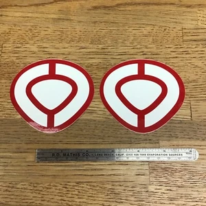 3.5" CIRCA Logo - DECAL STICKER - Vintage Skateboard - 2 Pieces - MM4.1.17 - Picture 1 of 2