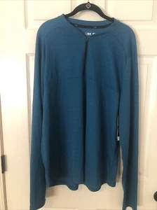 MSX by Michael Strahan Men’s Blue 1/4 Zip Long Sleeve Pullover Shirt Size XL - Picture 1 of 5