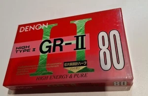 DENON GR-II 80 KASETA MAGNETOFONOWA MADE IN JAPAN TYPE II/D2609 - Zdjęcie 1 z 3