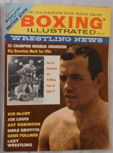 Ingemar Johansson Feb 1961 Boxing Illustrated Wrestling News Ex - Picture 1 of 1