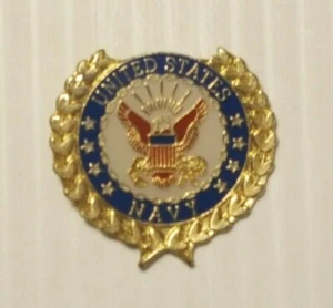 New U.S. NAVY   MILITARY  enamel metal - hat tac pin lapel tack pinback - Picture 1 of 3