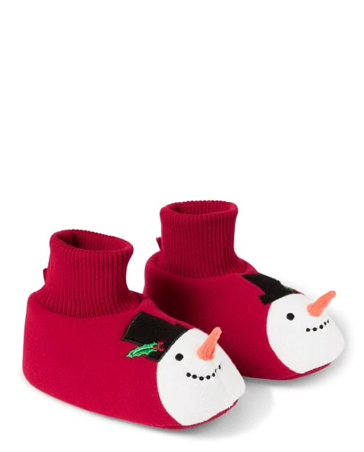 New GYMBOREE BOYS SNOWMAN Slippers NWT Size 11-12 - Image 1 of 1