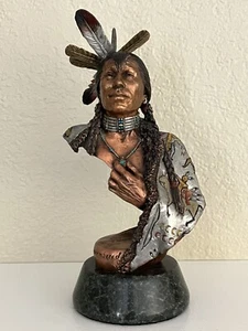 C.A.Pardell Legends Sculpture “Innocence Remembered” Native American #457/2000LE - Picture 1 of 14