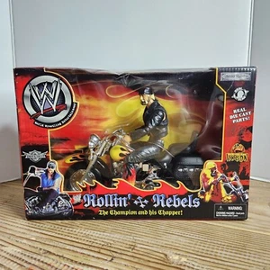 Figura de acción WWE Jakks Rollin Rebels Hulk Hogan "The Champion & His Chopper" - Imagen 1 de 12