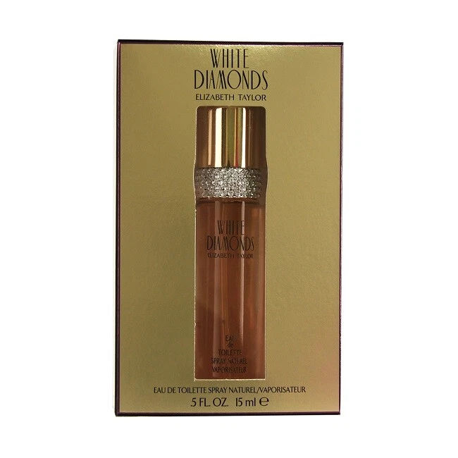 White Diamonds Elizabeth Taylor Eau De Toilette Spray .5 FL Oz Perfume C5