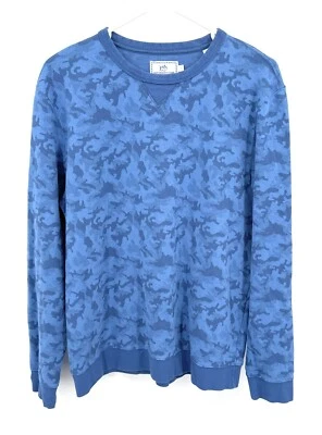 Sudadera Southern Tide Azul Camuflada Crew Para Hombre Talla L Foto 1 de 4