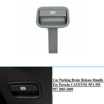 Parking Handbrake Release Lever Handle For Porsche Cayenne 9PA 955 957 Gray Foto 1 de 4