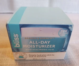 Bliss Drench & Quench All Day Moisturizer 1.7oz New See Pics - Picture 1 of 4
