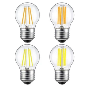 1/4/6pc Antique LED Light Bulb Lamp G45 4W 6W Dimmable Edison Filament Bulb 110V - Picture 1 of 15