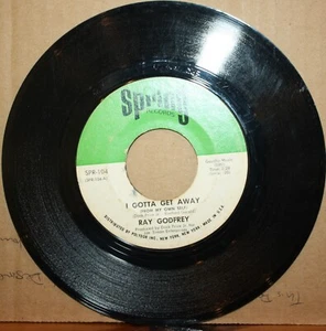 RAY GODFREY I Gotta Get Away *SHERRY WASHINGTON* Northern Soul 45 on SPRING 104 - Picture 1 of 2