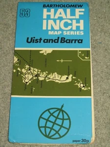 Bartholomews Half Inch Map - Sheet 53 Uist & Barra - 1970 edition - Picture 1 of 2