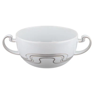 Suppentasse Rosenthal Asimmetria Weißgold - Bild 1 von 2