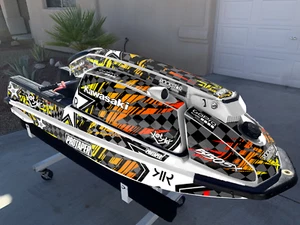 kawasaki jet ski 440 550 sx purple kit graphics decals stickers wrap 550sx  - Bild 1 von 3