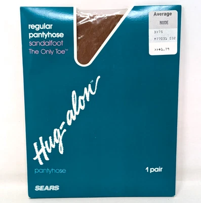 Nuevo Pantimedias Regular De Colección Sears Hug-Alon Desnudo Promedio D75 Sandalia 1 Par Foto 1 de 2