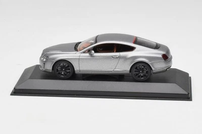 BENTLEY001 Bentley Continental GT Grey & Black Wheels Minichamps 1/43 - Immagine 1 di 4