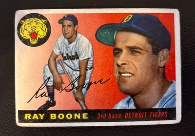 RAY BOONE 1955 Topps #65 LOOKS GOOD CORNERS ARE BAD GREAT FOR A SET - Image 1 of 2