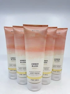Crema Corporal Bath and Body Works (5 Piezas) AMBER BLUSH 8 OZ ¡Nueva! - Imagen 1 de 3