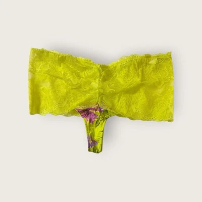 Tanga de encaje lateral ancho Lane Bryant Cacique 18/20 Wild Lime Foto 1 de 2