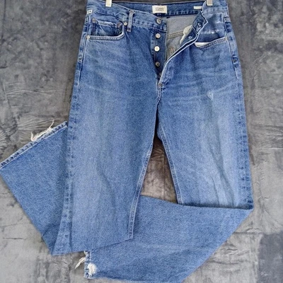 Citizens of Humanity Jeans Womens 30 Blue Denim Libby Button Fly Flare 1977-769 - Image 1 of 4
