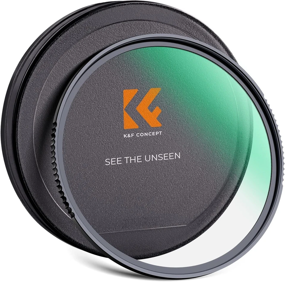 K&F Concept MC UV Protection Filter Lens Shockproof Tempered Glass 67/72/77/82mm - Image 1 of 4